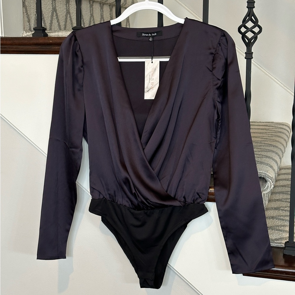 Strut & Bolt Satin Bodysuit